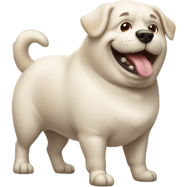 Fat dog emoji