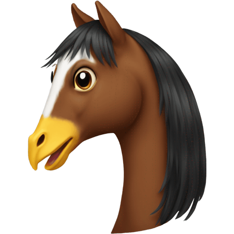 Duck horse emoji