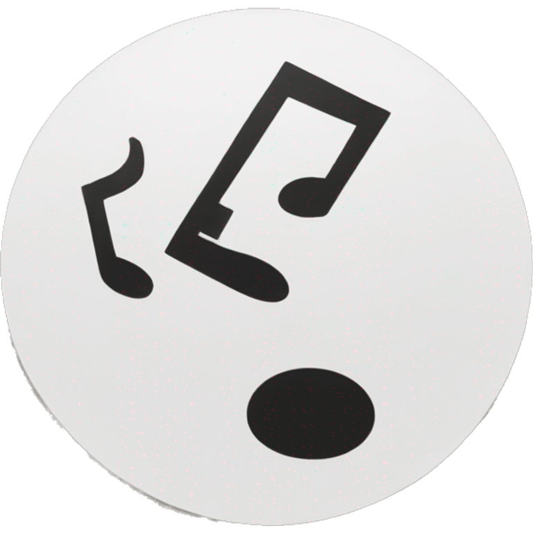 music note sticker emoji