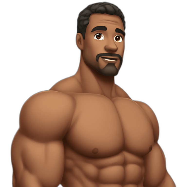 big sexy chest muscles emoji