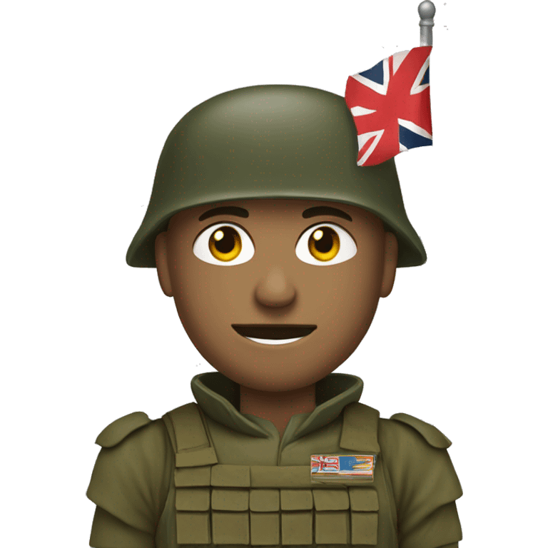 soldier with a teutonnia flag emoji