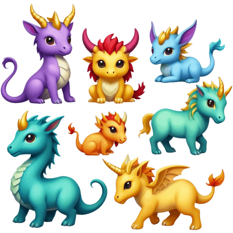 mythical creatures emoji