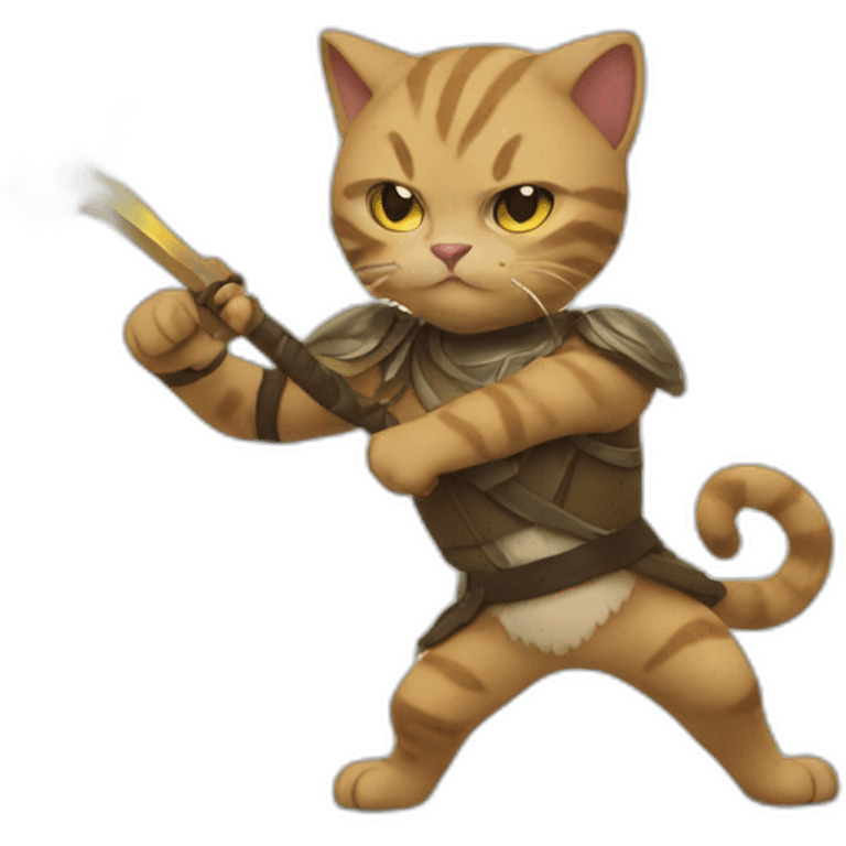 cat battle emoji