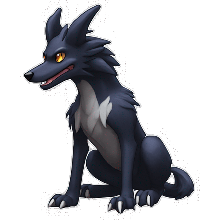  Cool Edgy Sergal-Houndoom-Fakémon  emoji