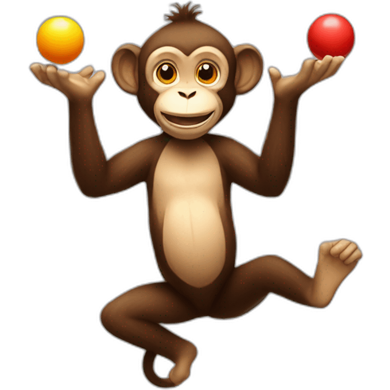 juggling monkey emoji