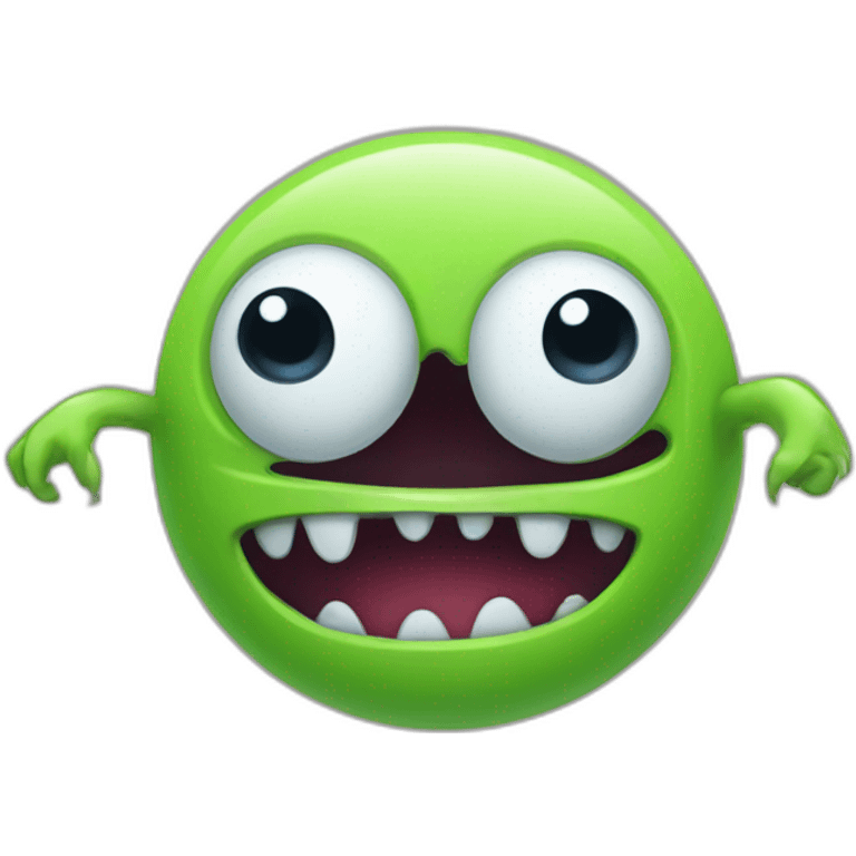 cute disk monster emoji