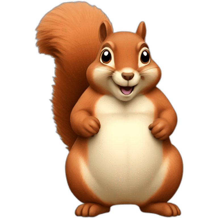 Fat squirrel emoji