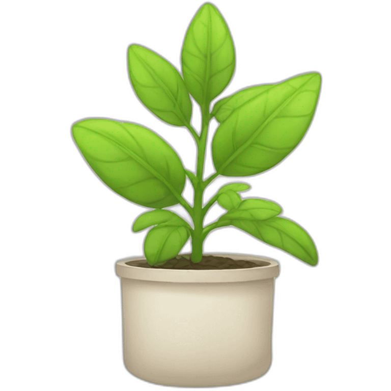 Jiboia plant emoji