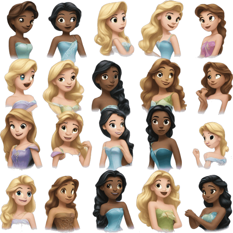 Disney princess emoji