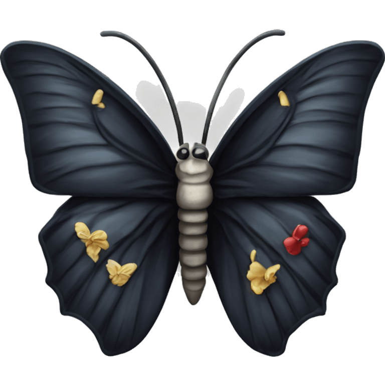 Tête de mort avec noeud papillon  emoji