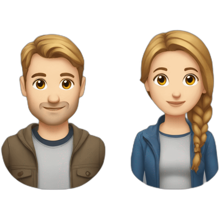 Andrei and Iuliia emoji