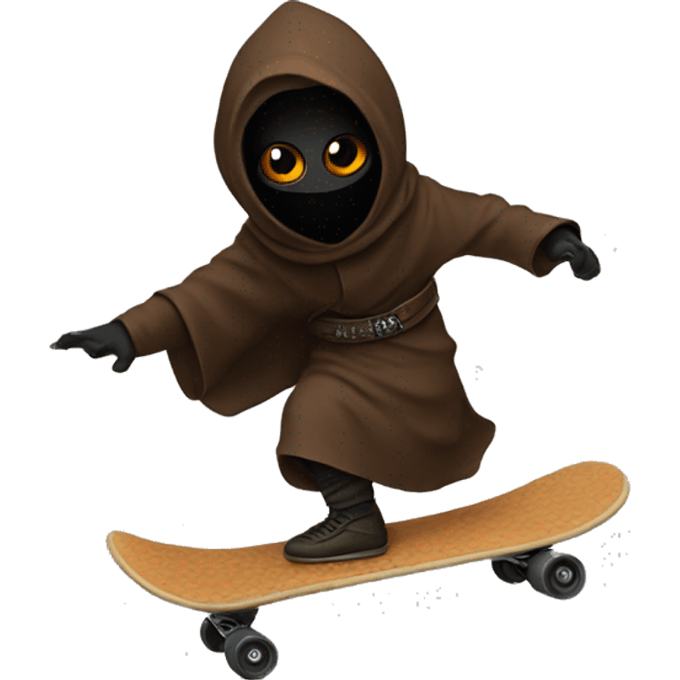 Jawa doing a kickflip emoji