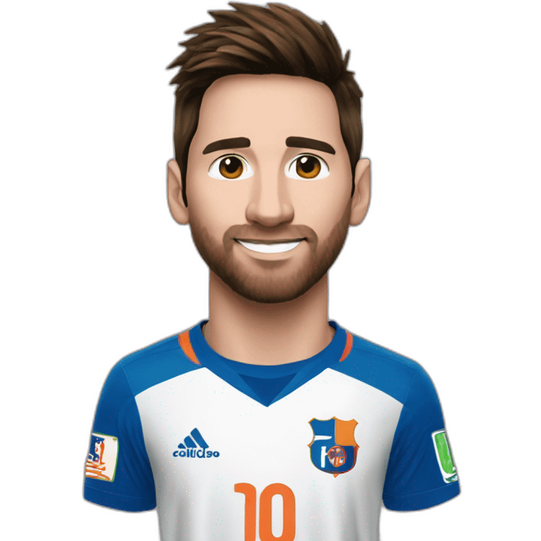 Messi with Miami FC t-shirt emoji