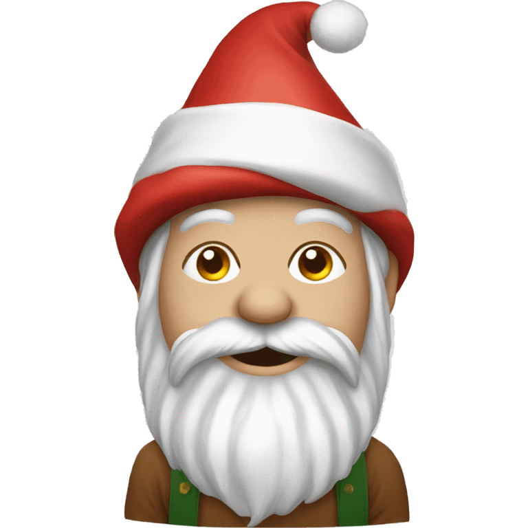 Christmas gnome emoji