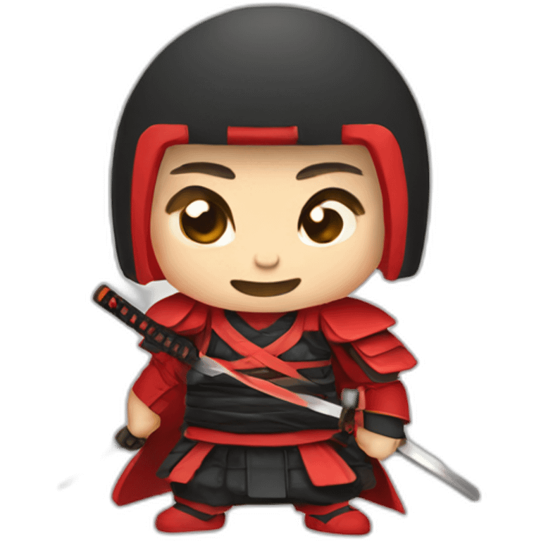 Juvenile-Red-Chinese Samurai emoji