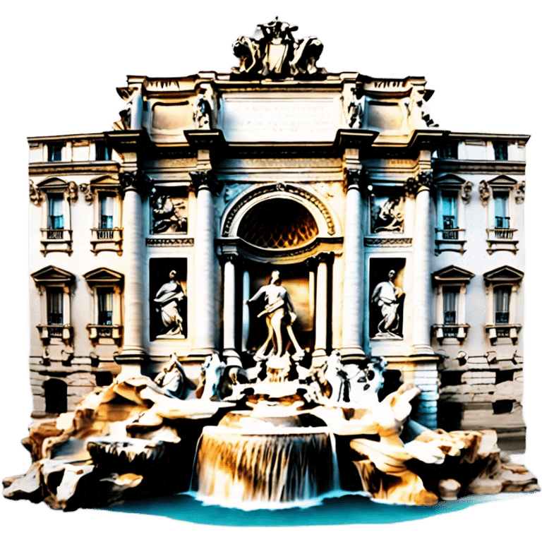 Trevi fountain  emoji