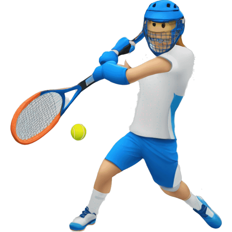 player's back padel symmetric emoji