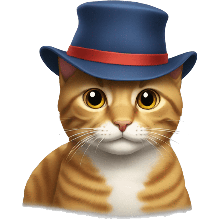 A cat with hat  emoji