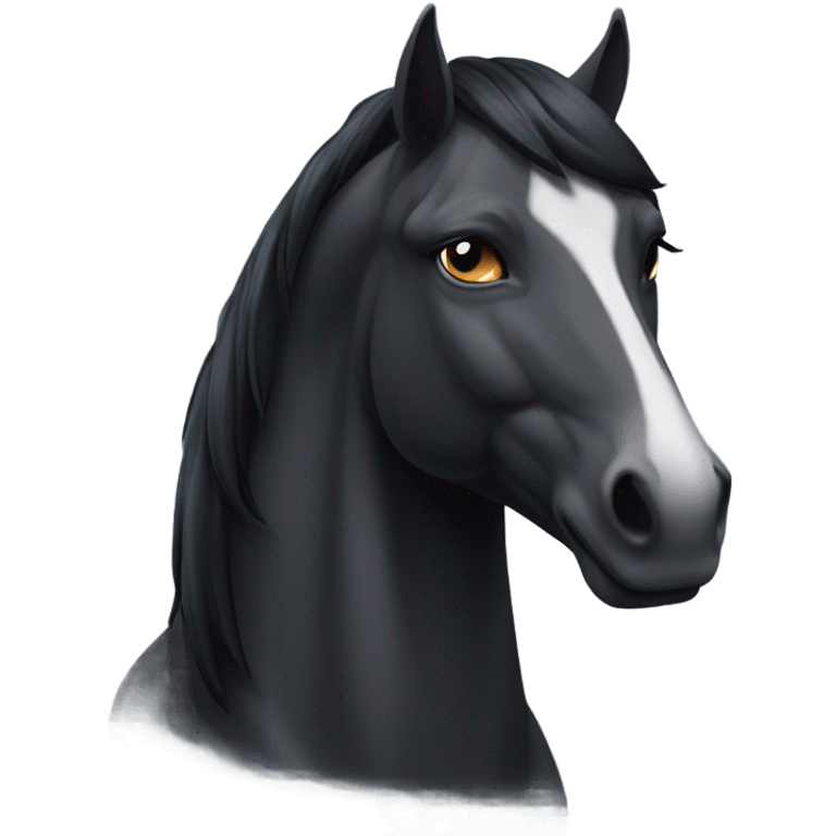 Dark horse emoji