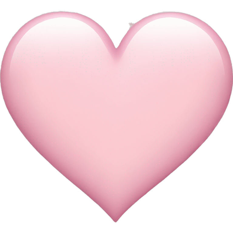 light pink heart emoji