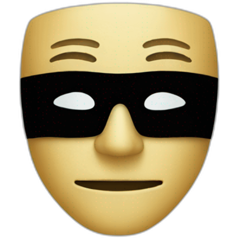 Anonymous mask emoji