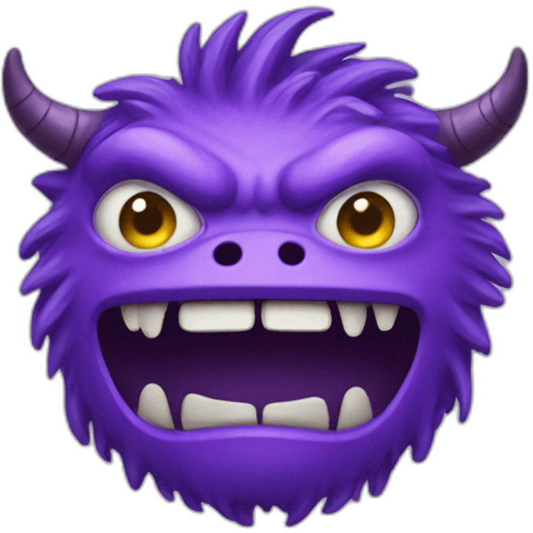 purple monster emoji emoji