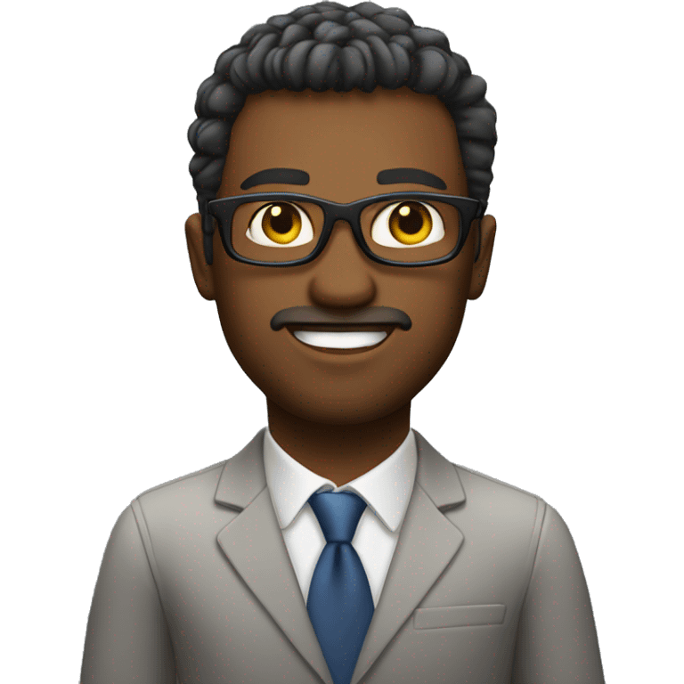 cool guy in office promise emoji