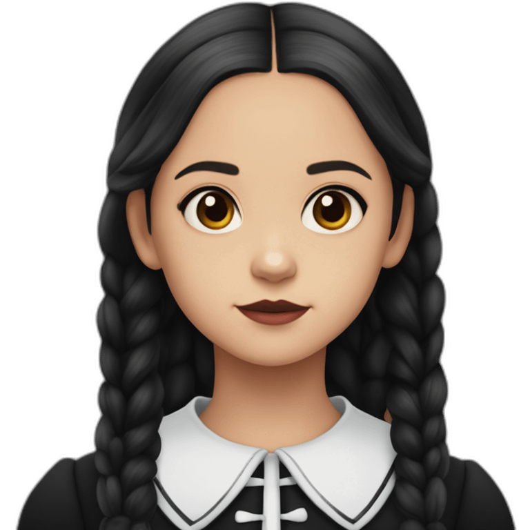 Jenna Ortega Wednesday Addams emoji