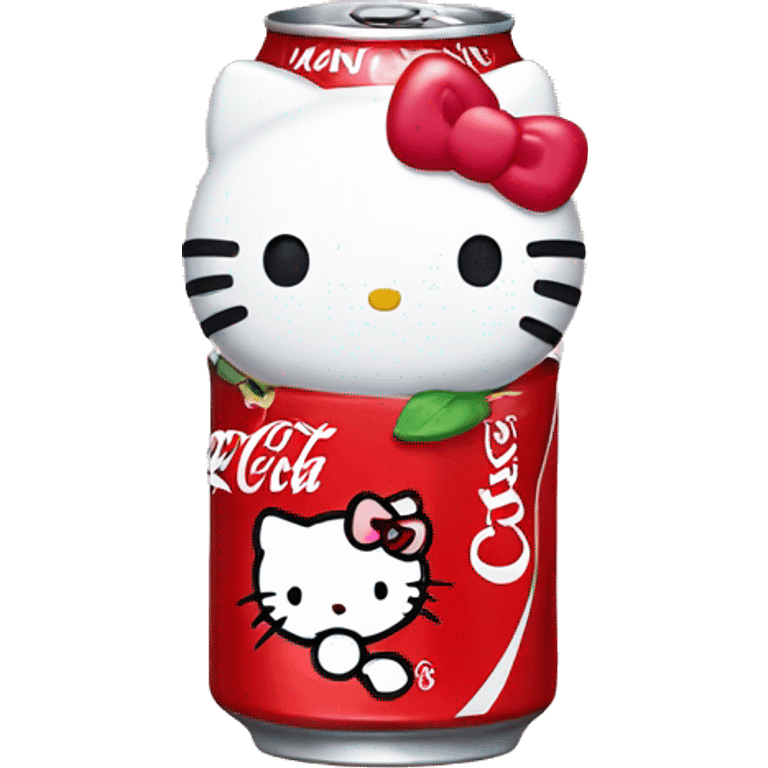 Coca cola hello kitty emoji