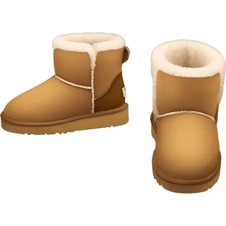 Ugg mini boots emoji