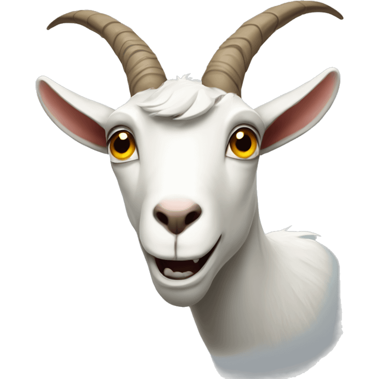 scared goat emoji