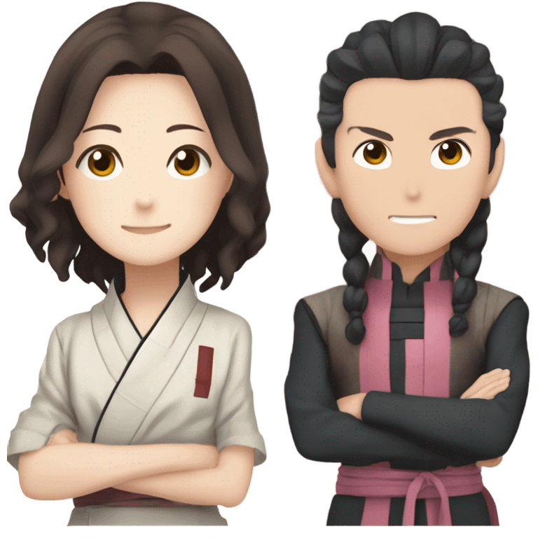 Tanjiro￼ kamado and nezuko kamado  emoji