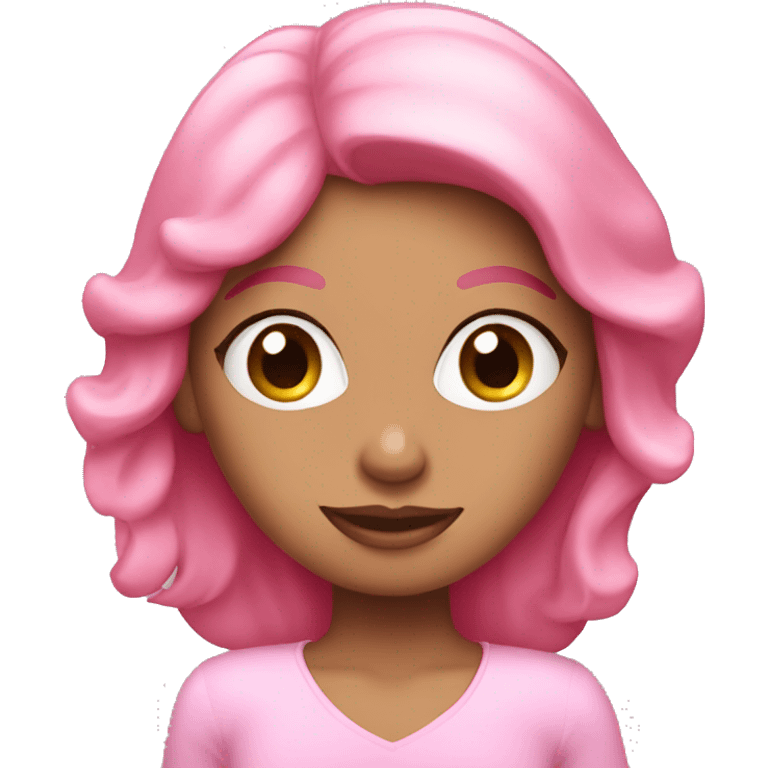 Pink Pilates princess emoji