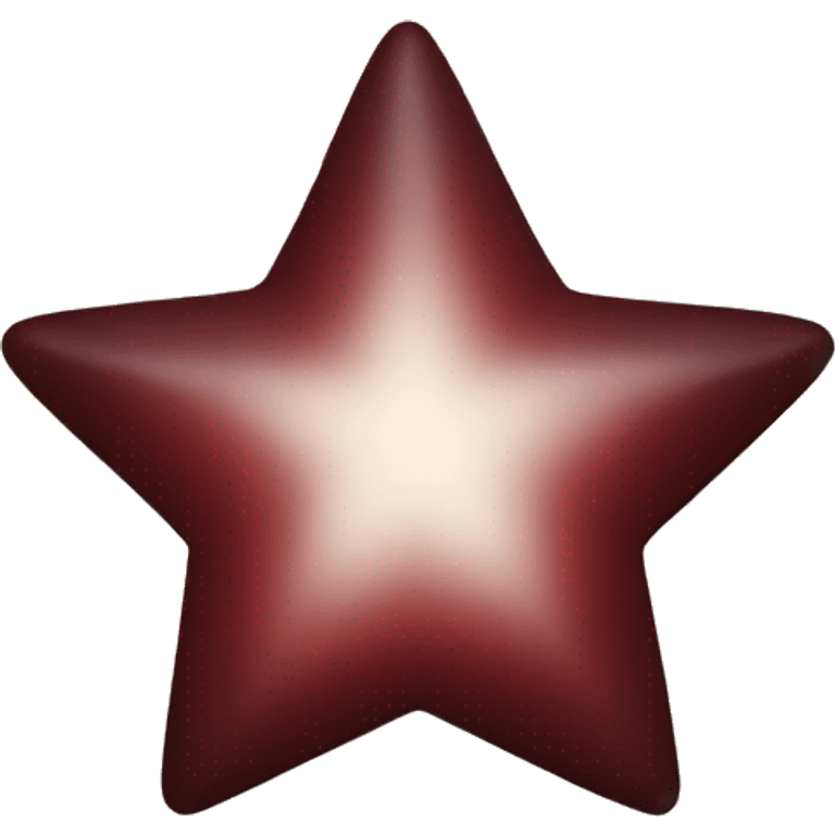 dark red star emoji