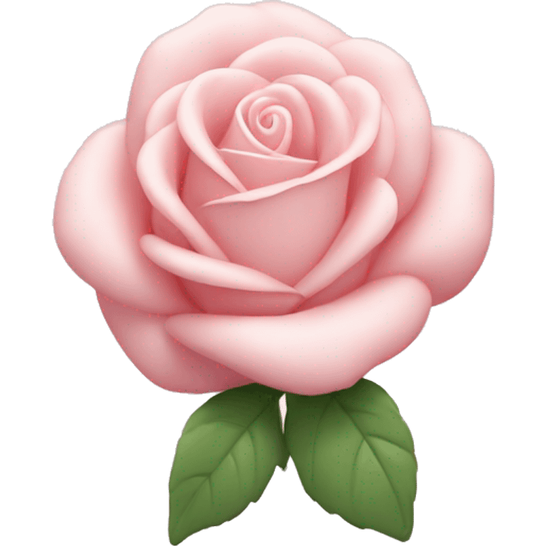 cœur rose pastel avec un noeud blanc  emoji