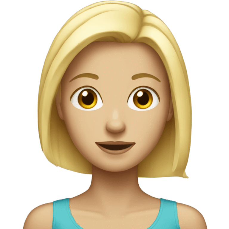 Blonde girl emoji