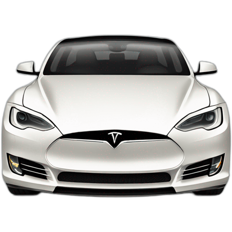 Tesla Model S car emoji