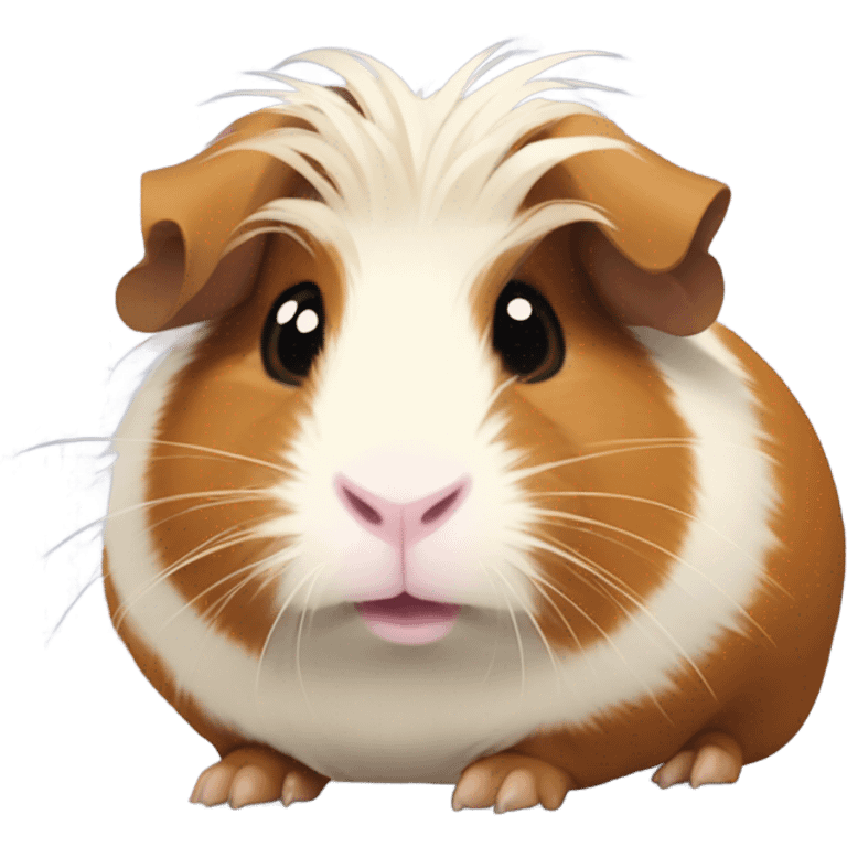 baddie guinea pig with lashes emoji