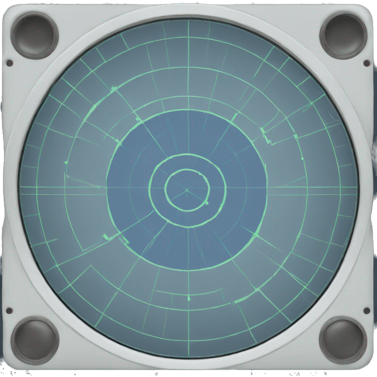 Radar display emoji