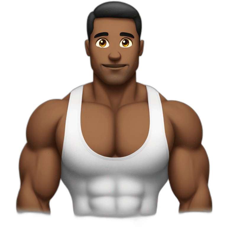 bodybuilder, Waist Shot emoji