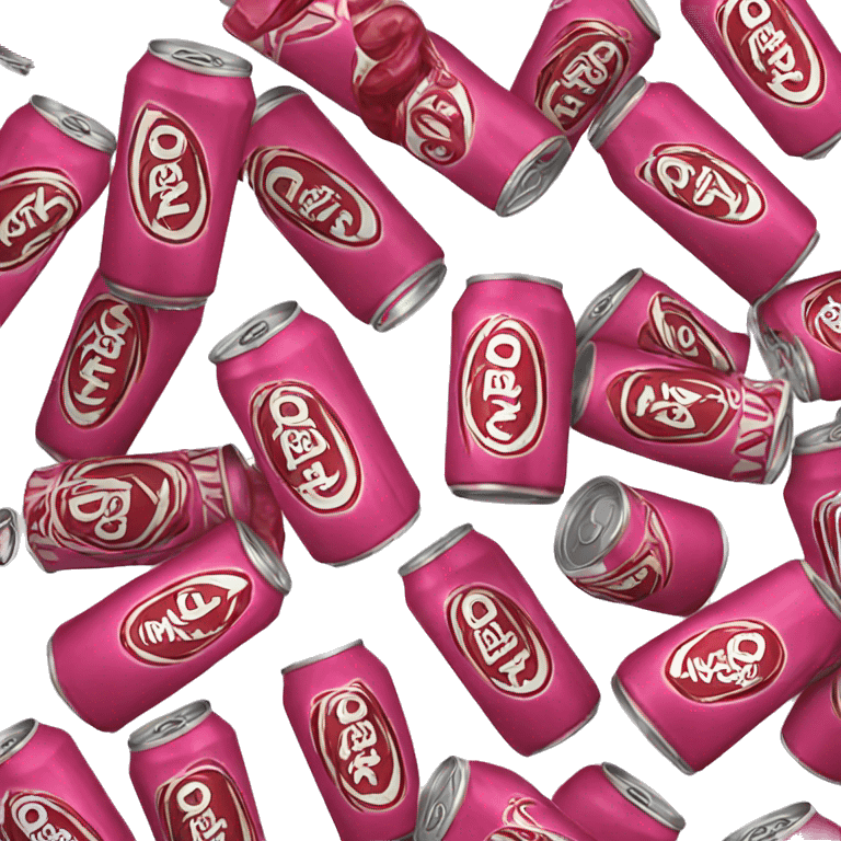 Pink dr pepper can emoji