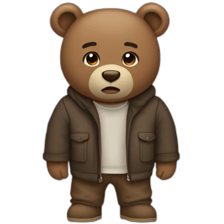 Kanye bear emoji