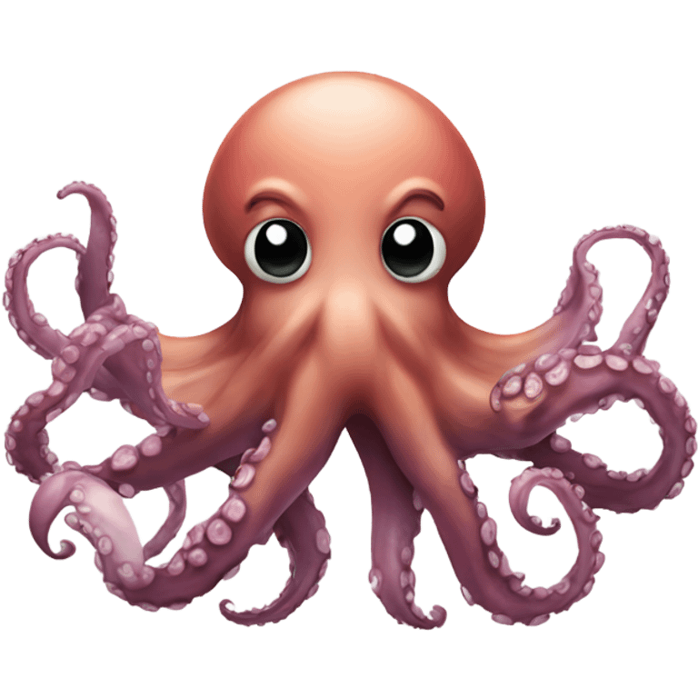 an octopus with fat lips emoji