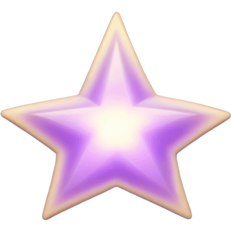 light purple star  emoji