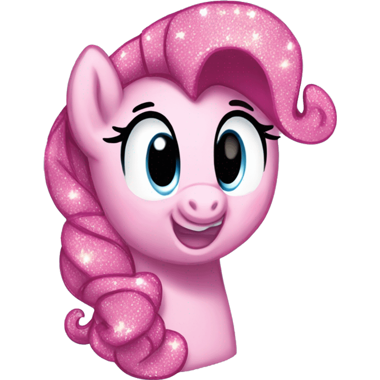 Pinkie pie sparkly emoji