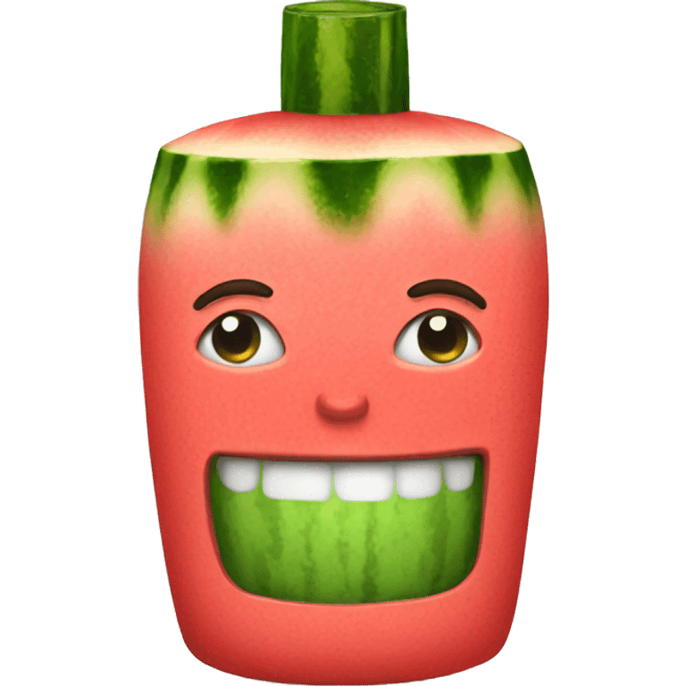 Tequila with watermelon emoji