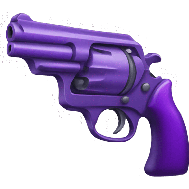 Purple pistol emoji