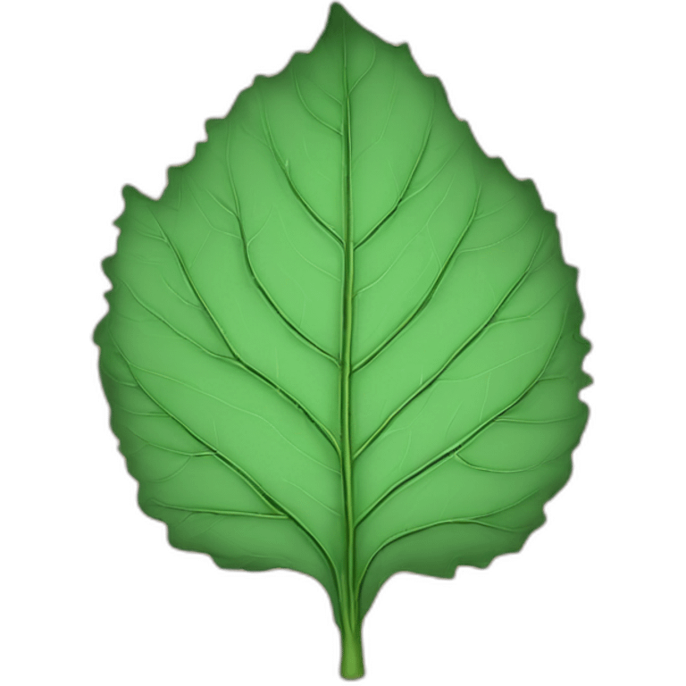 Tobacco leaf emoji