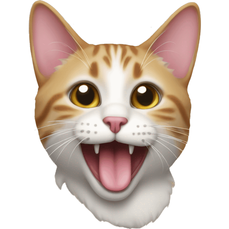 Cat with tongue out emoji