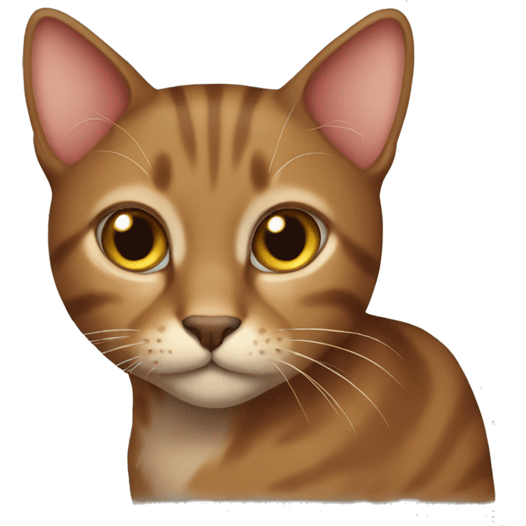 Brown cat  emoji